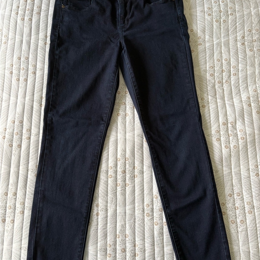 American Eagle Outfitters Women’s Skinny Jeans - Dark Indigo Blue - Picture 4 of 4